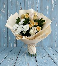 Букет цветов из:  Розы и Хризантемы в Шемордан