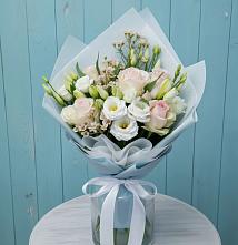Букет цветов из:  Розы и Лизиантусы в Шемордан