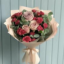 Букет цветов из:  Гвоздики и Розы #REPLACE_PRED# Шемордан